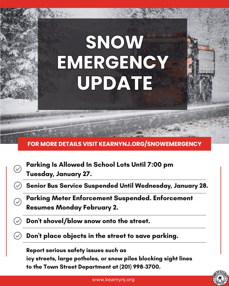 Snow Emergency Update Jan 26